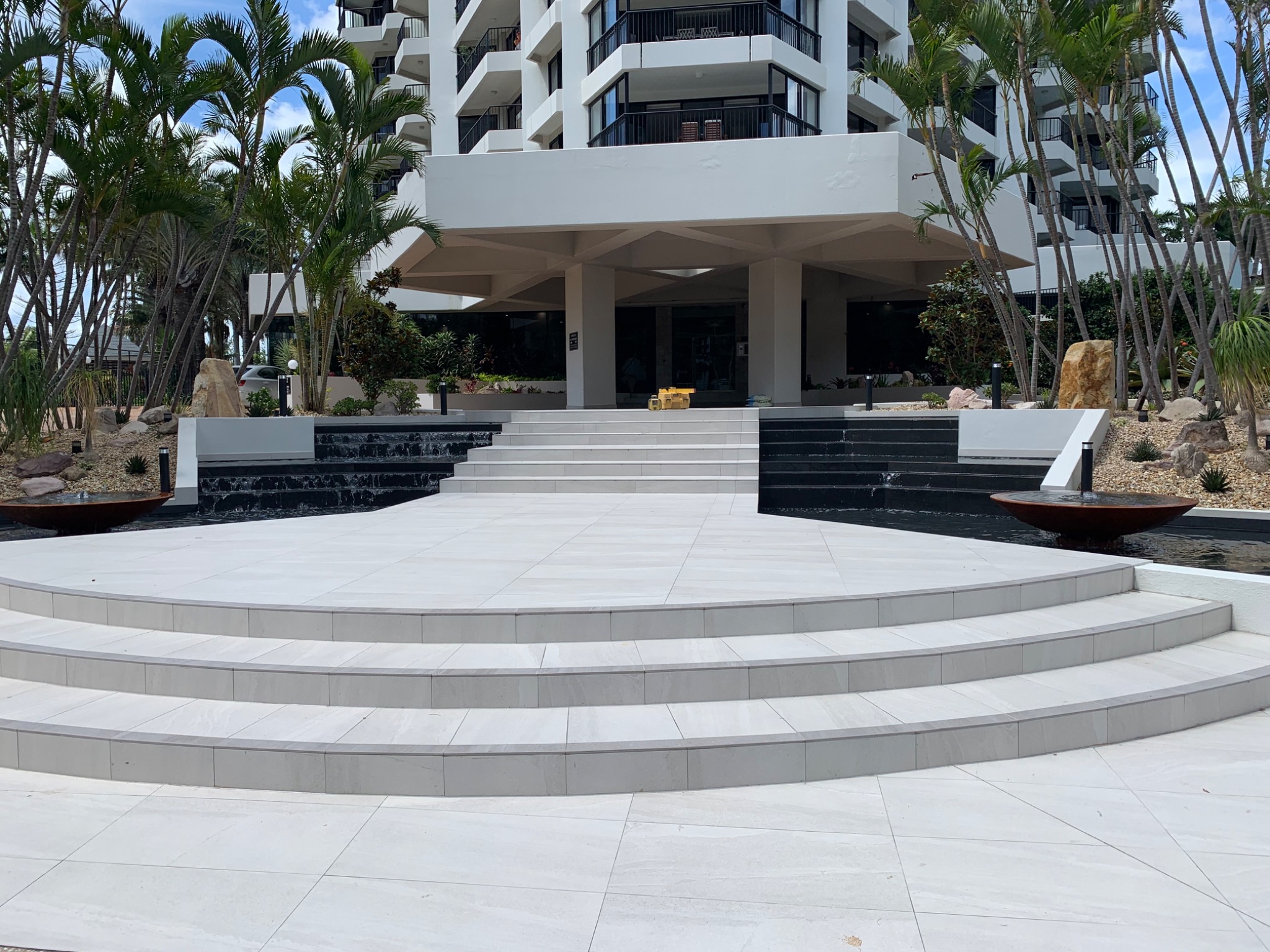 Completed building entry