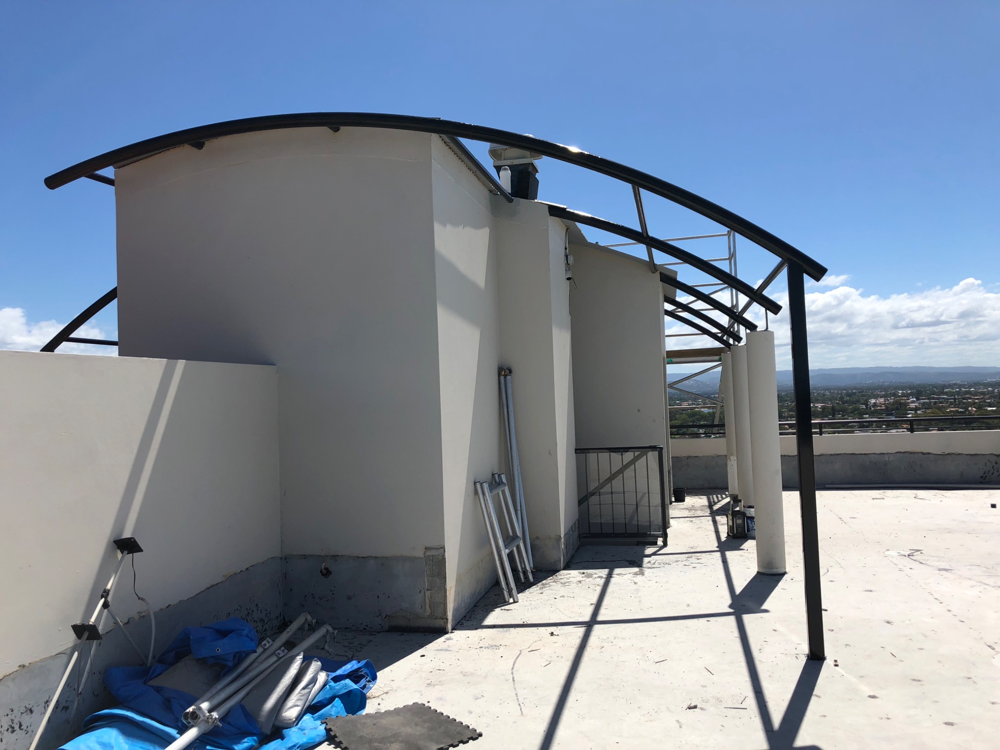 Remedial roof structure
